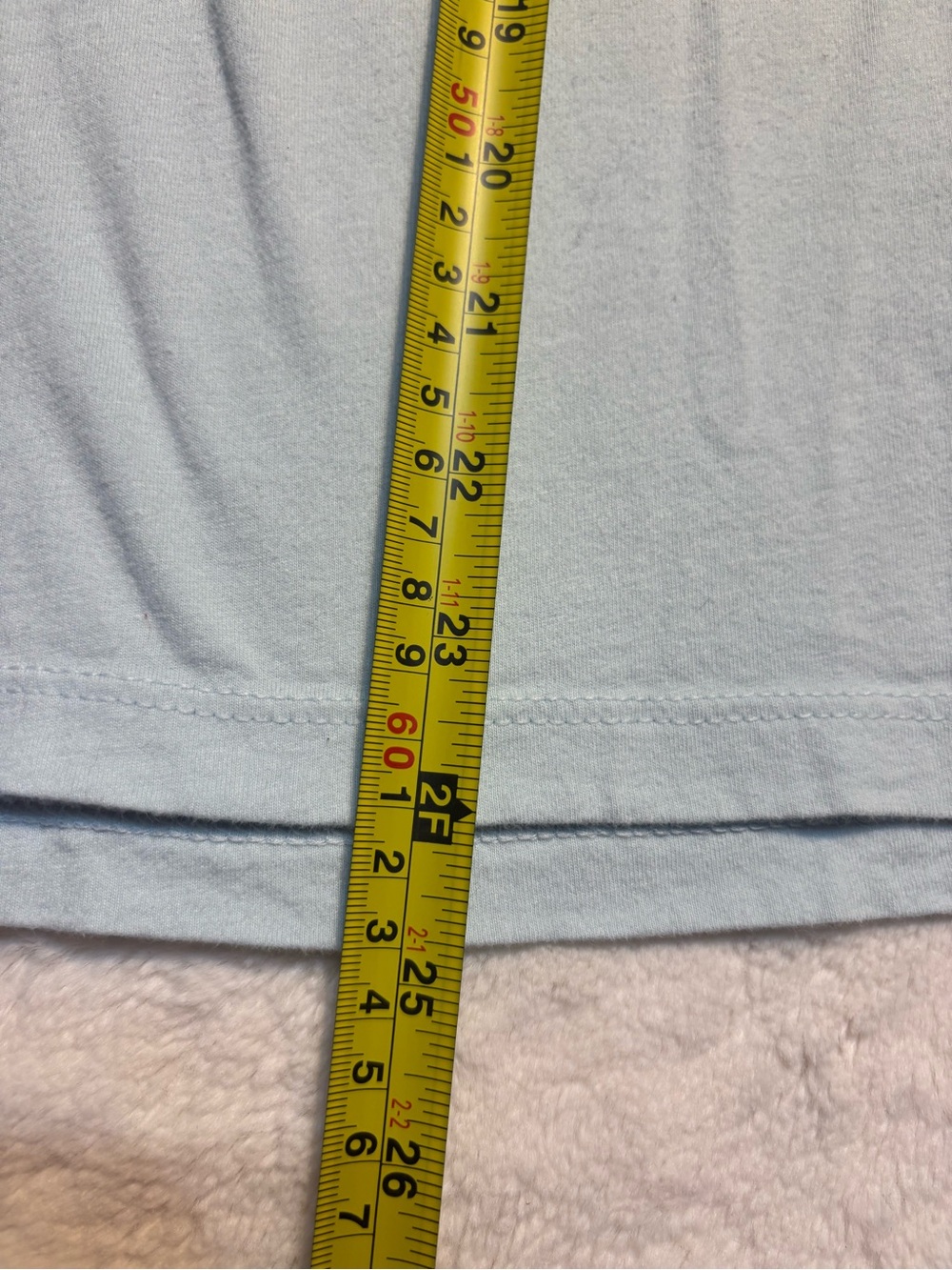 Old 97s Tee XL Next Level Apparel Light Blue with Navy Bison Word Art Graphic - Picture 13 of 13
